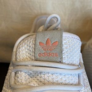 Adidas white running shoes!!!